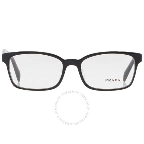 prada eyeglasses pr 22ov 1ab101 blk 54mm|Prada 1AB1O1 Unisex Rectangle Eyeglasses Black 54mm.